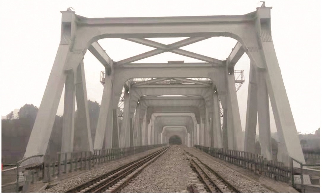 成昆64米钢桁梁